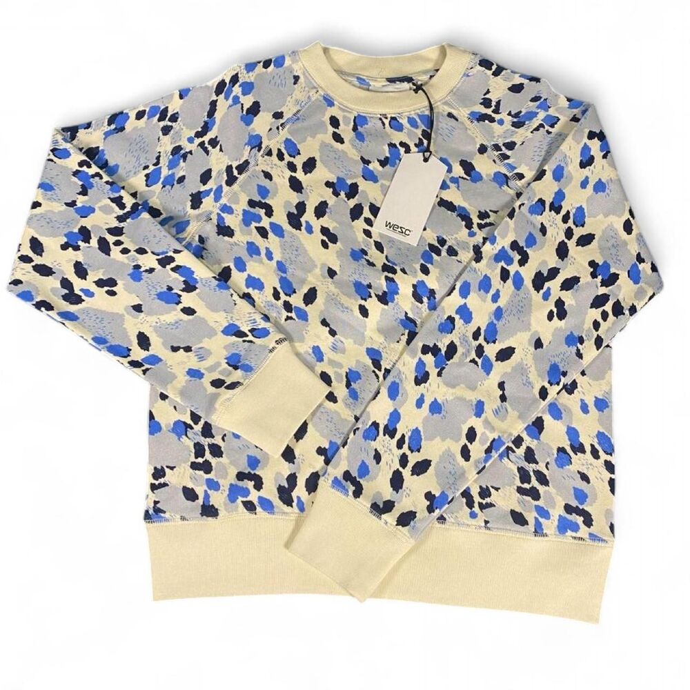 WeSC Jima Animal Dots Sweatshirt XS Brand New